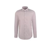 Businesshemd SEIDENSTICKER "Schwarze Rose", Herren, Gr. L (42), normale Ärmellängen, bordaux, 100% Baumwolle, gestreift, slim fit, 2-Knopf-Manschette, Hemden, Slim 1/1 Kentkragen Gestreift (39880843-4