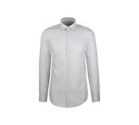 Seidensticker Business Hemd Herren Slim Fit Baumwolle grau, 45