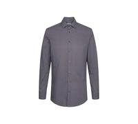 Seidensticker Slim Fit Hemd braun, Bedruckt