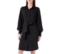 Seidensticker Bettina Zimmermann Collection Damen Blusenkleid Midi - Blusenkleid mit Bindegürtel - Hemdblusenkragen - Regular Fit - Langarm - 100% Recycled Polyester