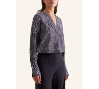 Klassische Bluse SEIDENSTICKER "Schwarze Rose" Gr. 44, blau (dunkelblau) Damen Blusen (94454760-44) dunkelblau