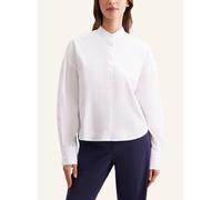 Langarm Twill Stehkragenbluse Weiß 46 (60.137145-0001-46)