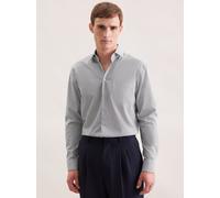 Seidensticker Business Hemd Herren Regular Fit Baumwolle blau, 43