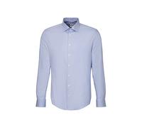 Seidensticker Business Hemd Herren Regular Fit Baumwolle blau, 53