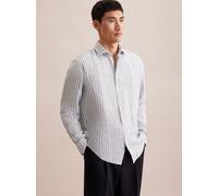 Seidensticker Business Hemd Herren Regular Fit Leinen grün, 43