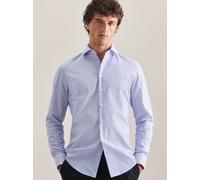 Seidensticker Herren Business Hemd Slim 1/1 Kentkragen Bügelfrei 100% Baumwolle