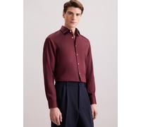 Seidensticker Business Hemd Herren Slim Fit Baumwolle bordeaux, 39