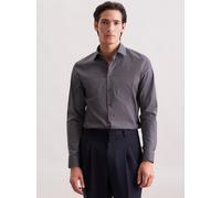 Seidensticker Business Hemd Herren Slim Fit Baumwolle braun, 41