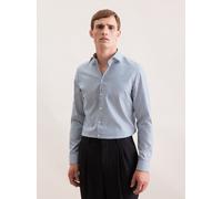 Seidensticker Business Hemd Herren Slim Fit Baumwolle grün, 45