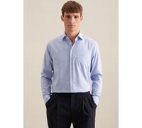 Seidensticker Business Hemd Herren Super Slim Fit Baumwolle hellblau, 38