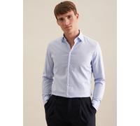 Seidensticker Business Hemd Herren Super Slim Fit Baumwolle blau, 38
