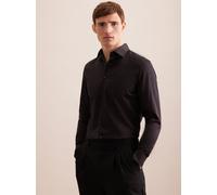 Seidensticker Business Hemd Herren Super Slim Fit Baumwolle schwarz, 39