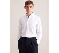 Businesshemd SEIDENSTICKER "Schwarze Rose", Herren, Gr. M (40), weiß, 100% Baumwolle, unifarben, skinny fit, Hemden, X-Slim Kentkragen Uni (75808235-40) weiß