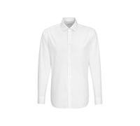 Seidensticker Hemd Business Slim Fit Bügelfrei Kent-Kragen Extra langer Arm 100% Baumwolle Weiß