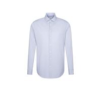 Seidensticker Hemd Slim Fit Bügelfrei Kentkragen 100% Baumwolle Extra langer Arm Hellblau