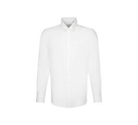 Seidensticker Hemd Herren Slim Fit Langarm Baumwoll-Stretch weiß, 43