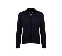 Strickjacke SEIDENSTICKER "Schwarze Rose", Herren, Gr. XL, blau (navy), 100% Baumwolle, unifarben, regular fit, Strickjacken Strickjacke, 1/1 Uni (89528065-XL) navy