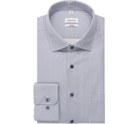 Seidensticker Comfort Fit Hemd Powder Blue, Bedruckt