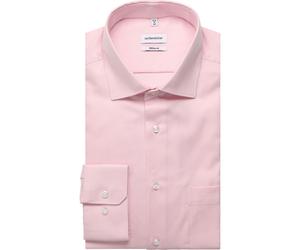 Seidensticker Cover Cotton Regular Fit Hemd rose, Einfarbig