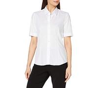 Seidensticker Damen Bluse - City Bluse - Hemdbluse - Regular Fit - Kurzarm - Uni - 100% Baumwolle