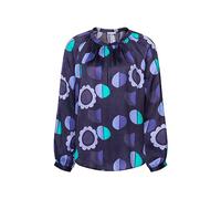 Seidensticker Damen Bluse - Fashion Bluse - Regular Fit - Rundhalsausschnitt - Langarm - 100% Viskose