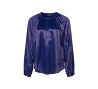 Seidensticker Damen Bluse - Fashion Bluse - Regular Fit - Runhals - Langarm - 100% Viskose