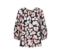 Seidensticker Damen Bluse - Fashion Bluse - Regular Fit - Shirtbluse - Rundhals - Langarm - Kräusel - 100% Viscose