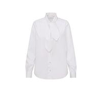Seidensticker Damen Bluse - Fashion Bluse - Regular Fit - tailliert- Schluppen Kragen - Bügelleicht - Langarm,Weiß,44