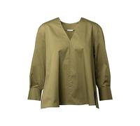 Seidensticker Damen Bluse - Fashion Bluse - Regular Fit - V-Ausschnitt - Langarm - Baumwollmischung