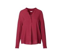 Seidensticker Damen Bluse - Fashion Bluse - Tunika Bluse - Regular Fit - Stehkragen - V-Ausschnitt - Langarm - 100% Viscose