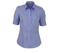 Seidensticker Damen Bluse - Hemdbluse - Kelchkragenbluse - Klassisch - Elegant - Bügelleicht - Slim Fit - Kurzarm - Uni - 100% Baumwolle