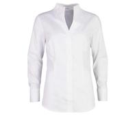 Seidensticker Damen Bluse - Hemdbluse - Kelchkragenbluse - Klassisch - Elegant - Bügelleicht - Slim Fit - Kurzarm - Uni - 100% Baumwolle