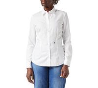 Seidensticker Slim Fit Bluse weiss, Einfarbig