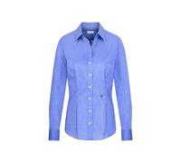 Seidensticker Hemdbluse Kelchkragen – Slim Fit Kurzarm, bügelleicht, 100% Baumwolle