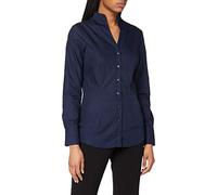 Seidensticker Damen Bluse - Hemdbluse - Kelchkragenbluse - Klassisch - Elegant - Bügelleicht - Slim Fit - Kurzarm - Uni - 100% Baumwolle