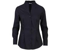 Seidensticker Slim Fit Bluse schwarz, Einfarbig
