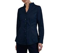 Seidensticker Damen Bluse - Hemdbluse - Kelchkragenbluse - Klassisch - Elegant - Bügelleicht - Slim Fit - Kurzarm - Uni - 100% Baumwolle