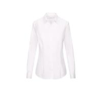 Seidensticker Damenbluse Kelchkragenbluse Slim Fit Kurzarm 100% Baumwolle Weiß Größe 40
