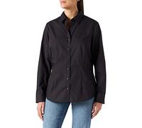 Seidensticker Slim Fit Bluse schwarz, Einfarbig