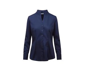 Seidensticker Damen Bluse - Hemdbluse - Kelchkragenbluse - Klassisch - Elegant - Bügelleicht - Slim Fit - Kurzarm - Uni - 100% Baumwolle