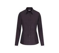 Seidensticker Damen City Langarm Regular Fit Uni Bügelfrei Bluse, Schwarz, 40 EU