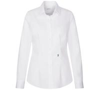Bügelfreie Twill Hemdbluse Uni Weiß 48 (60.080662-0001-48)