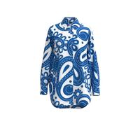 Seidensticker Damen Bluse - Longbluse - Oversized Fit - Bügelleicht - Hemdblusenkragen - Langarm