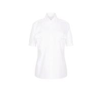 Seidensticker Damen Bluse - Pilotenbluse - Slim Fit - Unifarben - Kurzarm - 100% Baumwolle