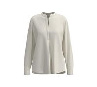 Klassische Bluse SEIDENSTICKER "Schwarze Rose" Gr. 44, beige (ecru) Damen Blusen langarm (41902941-44)