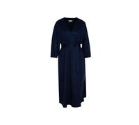 Seidensticker Damen Blusenkleid - Kleid - Regular Fit - Maxi Kleid - V-Ausschnitt - 3/4-Arm - Baumwollmischung - Stretch