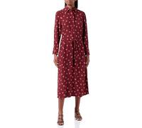 Seidensticker Damen Blusenkleid Maxi - Blusenkleid mit Bindegürtel und Hemdblusenkragen - Regular Fit - Langarm - 100% Viskose