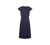 Seidensticker Damen Blusenkleid Midi - Fashion Kleid mit Faltenrock - Rundhals - Regular Fit - Kurzarm - Stretch