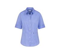 Seidensticker Damen City Bluse Kurzarm Slim Fit Uni Bügelfrei Schmal Taillierte Hemdbluse - Slim Fit - Hemdbluse - Kurzarm - 100% Baumwolle (1er Pack)