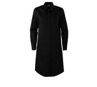 SEIDENSTICKER Slim Fit Blusenkleid Langarm Hemdkragen schwarz 46